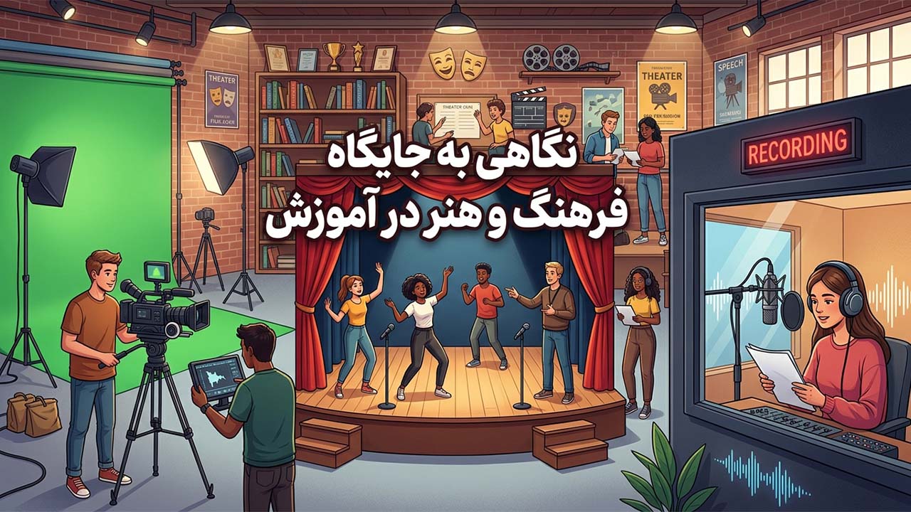نگاهی به جایگاه فرهنگ و هنر در آموزش
